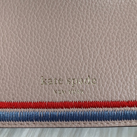 Kate Spade Small Bifold Eva Embroidered Wallet - Picture 3 of 8
